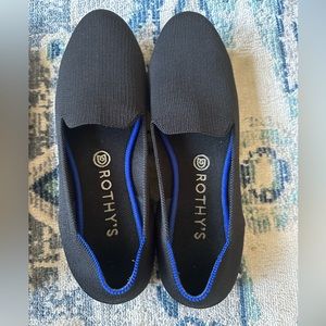 Rothy’s black loafers size 9.
